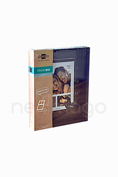 frame box black 20x25 pixolo