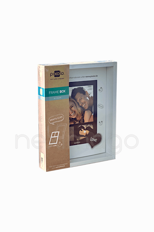 frame box white 20x25 pixolo